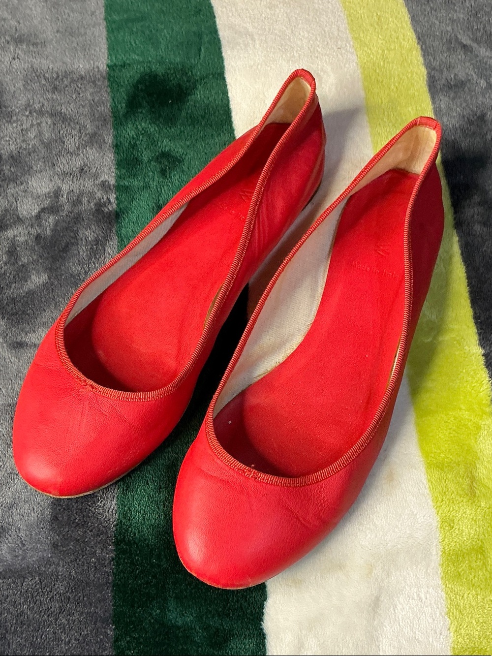 J. Crew Red Ballet Flats - Picture 10 of 14